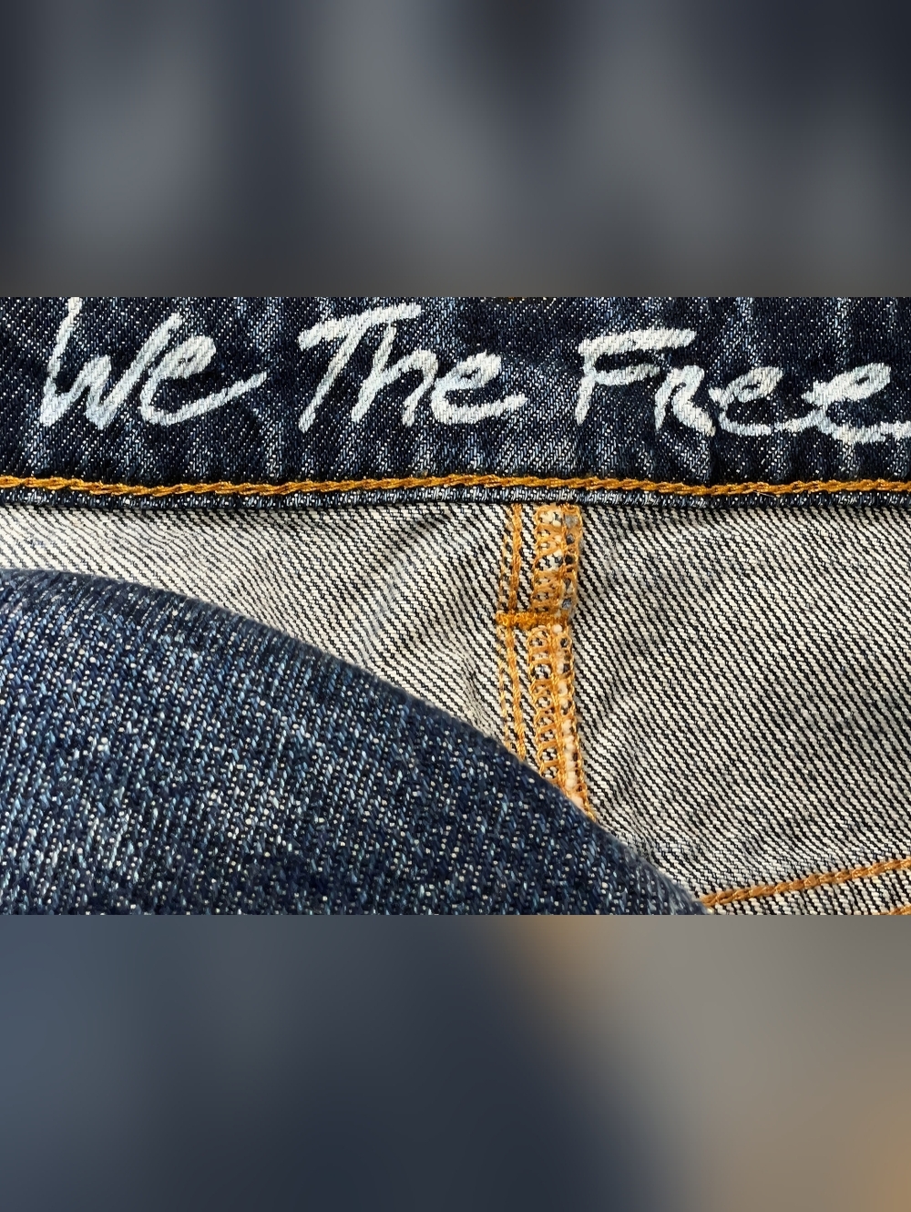 NWT Free People We The Free Denim Mini Skirt - Size 28 - Picture 4 of 4
